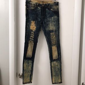 V.I.P distressed jeans!!!